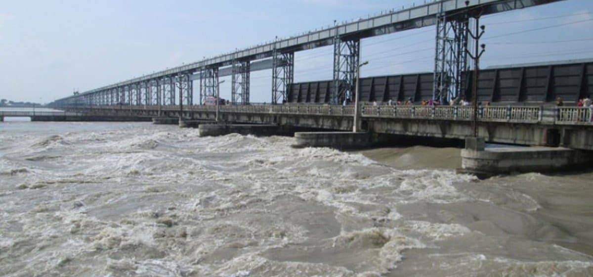 महाकालीमा पानीको बहाव वर्षकै उच्च