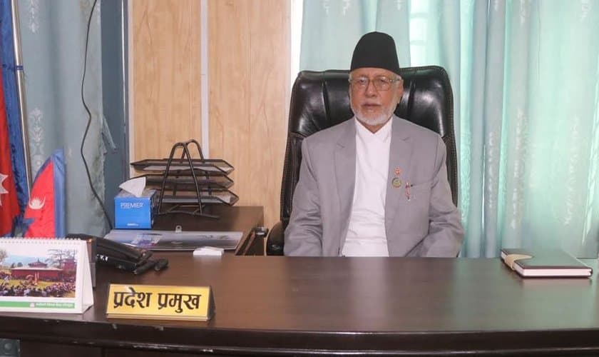 प्रदेश प्रमुख मियाँले एक महिनाको पारिश्रमिक बाढीपीडितलाई दिने