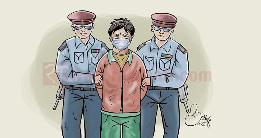 धारिलो हतियार प्रहार गरी लुटपाट गर्ने पक्राउ